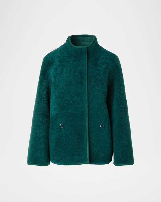 Dru Reversible Shearling and Leather Jacket